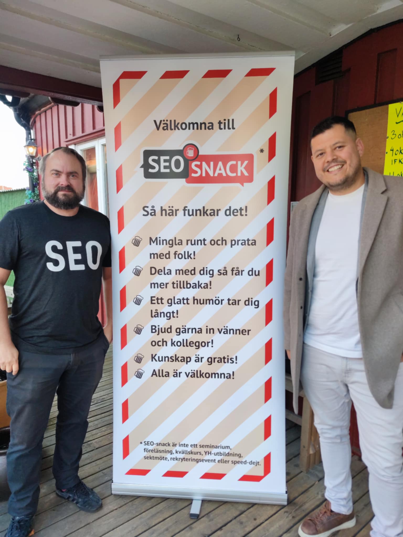 SEO-snack Göteborg #8, Andreas Eriksson och Fabian Guerrero